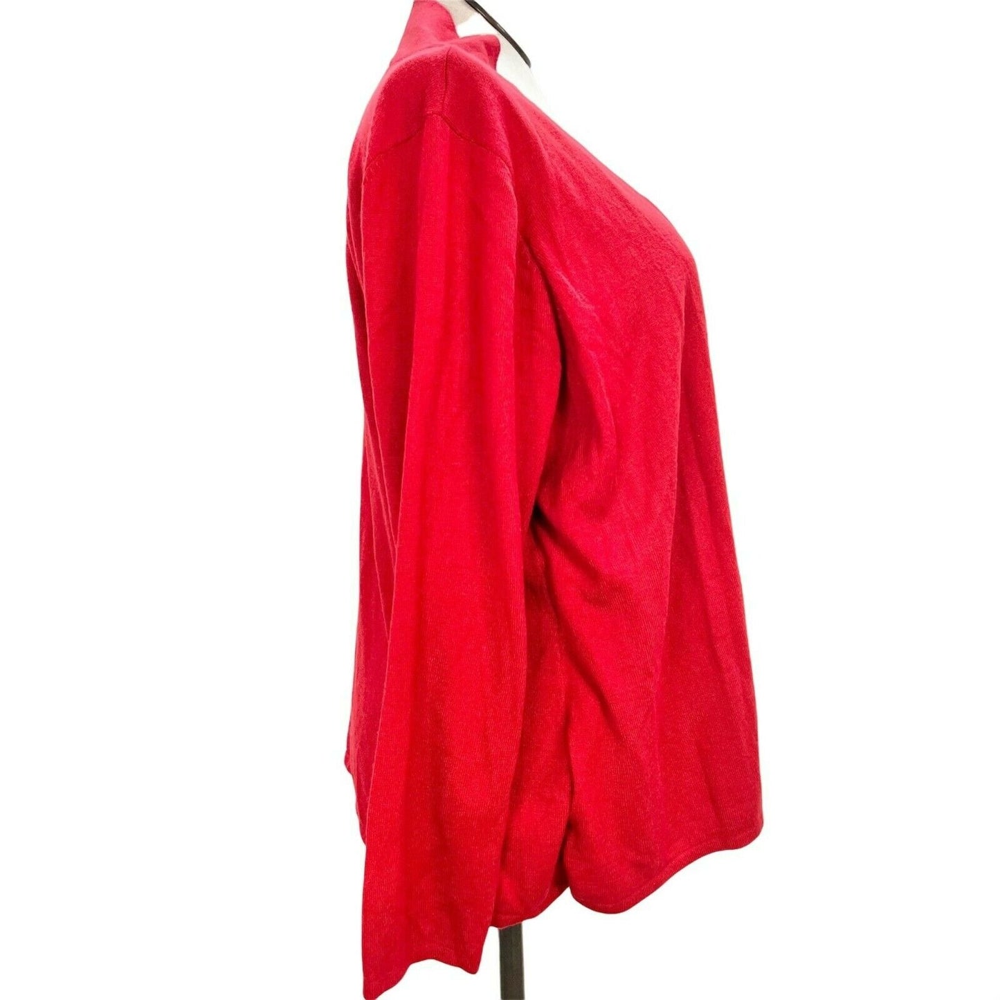 Charter Club Women 3X Red One Piece Sweater Layered Look