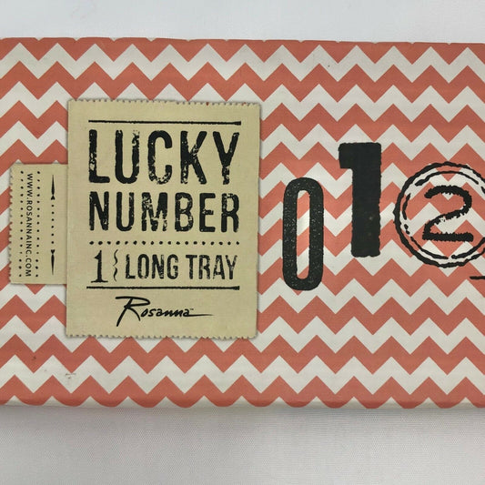 Rosanna Lucky Number Long Tray Numbers 0-9 train tickets number line school NIB