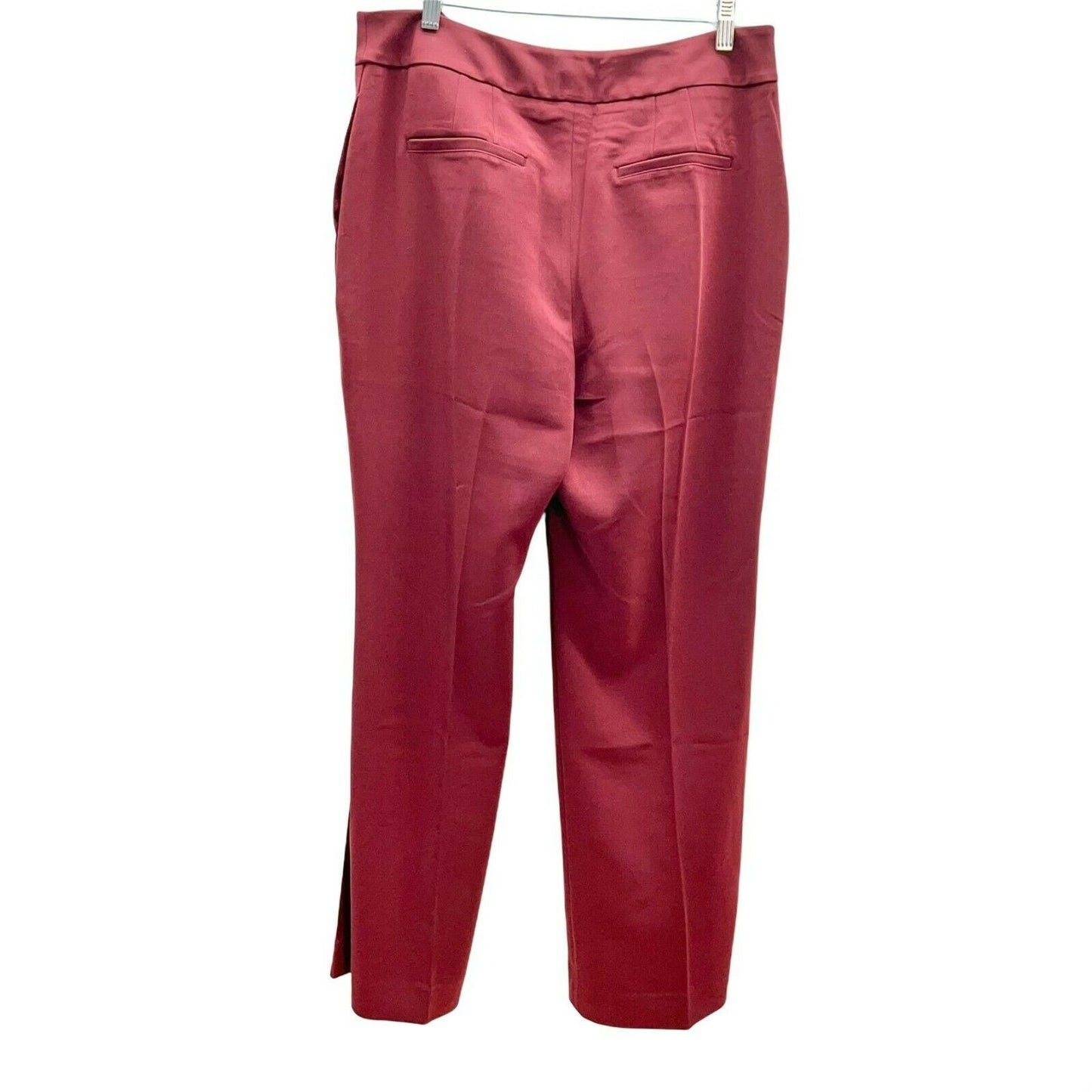 Chico's Womens 2R Rust Red Dress Pants Zipper Fly