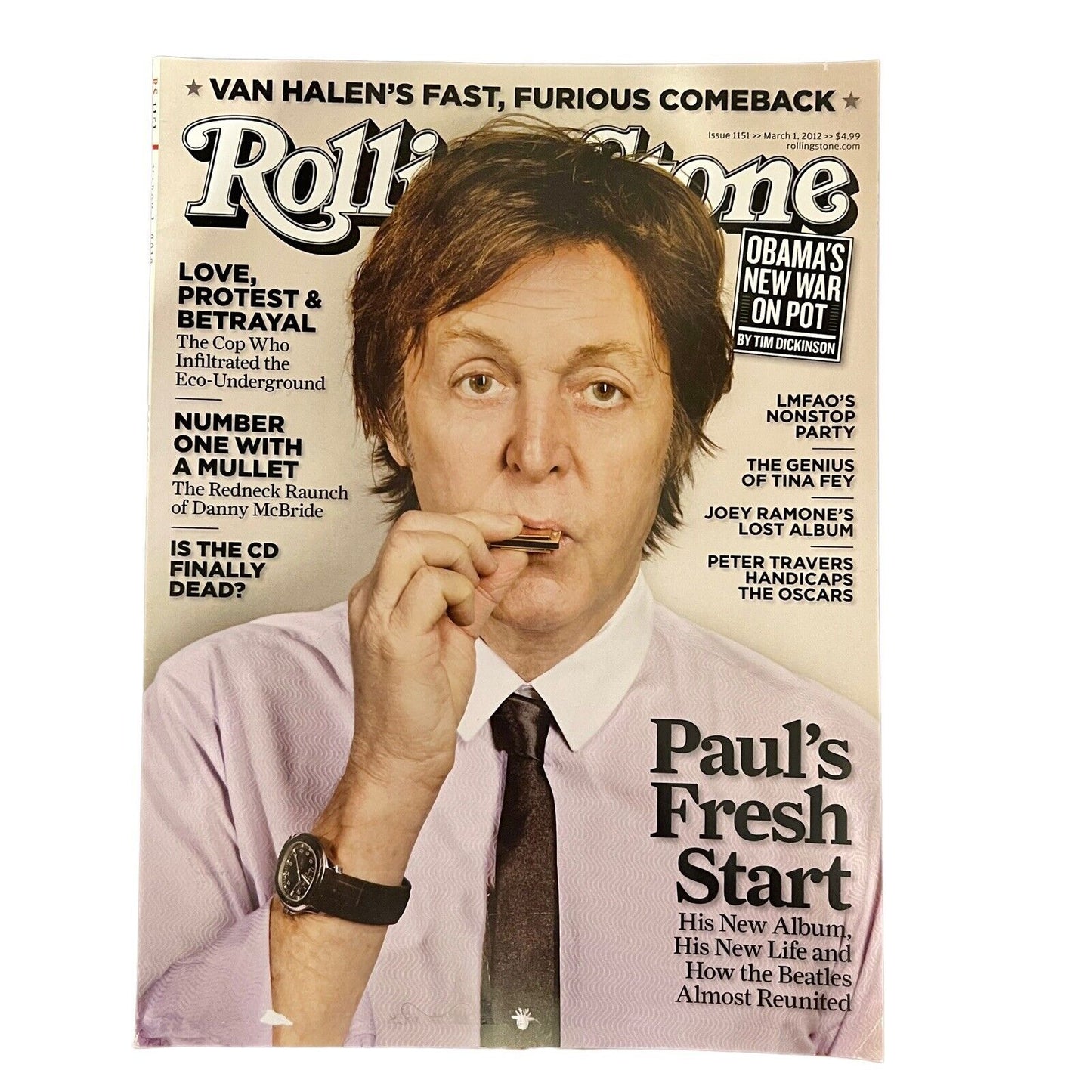 Rolling Stone Magazine Issue 1151 March  1 2012 Paul McCartney