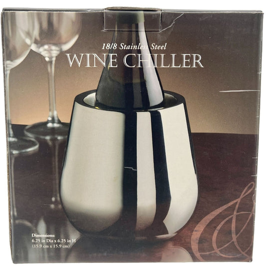 Ampersand Stainless Steel Wine Chiller NIB