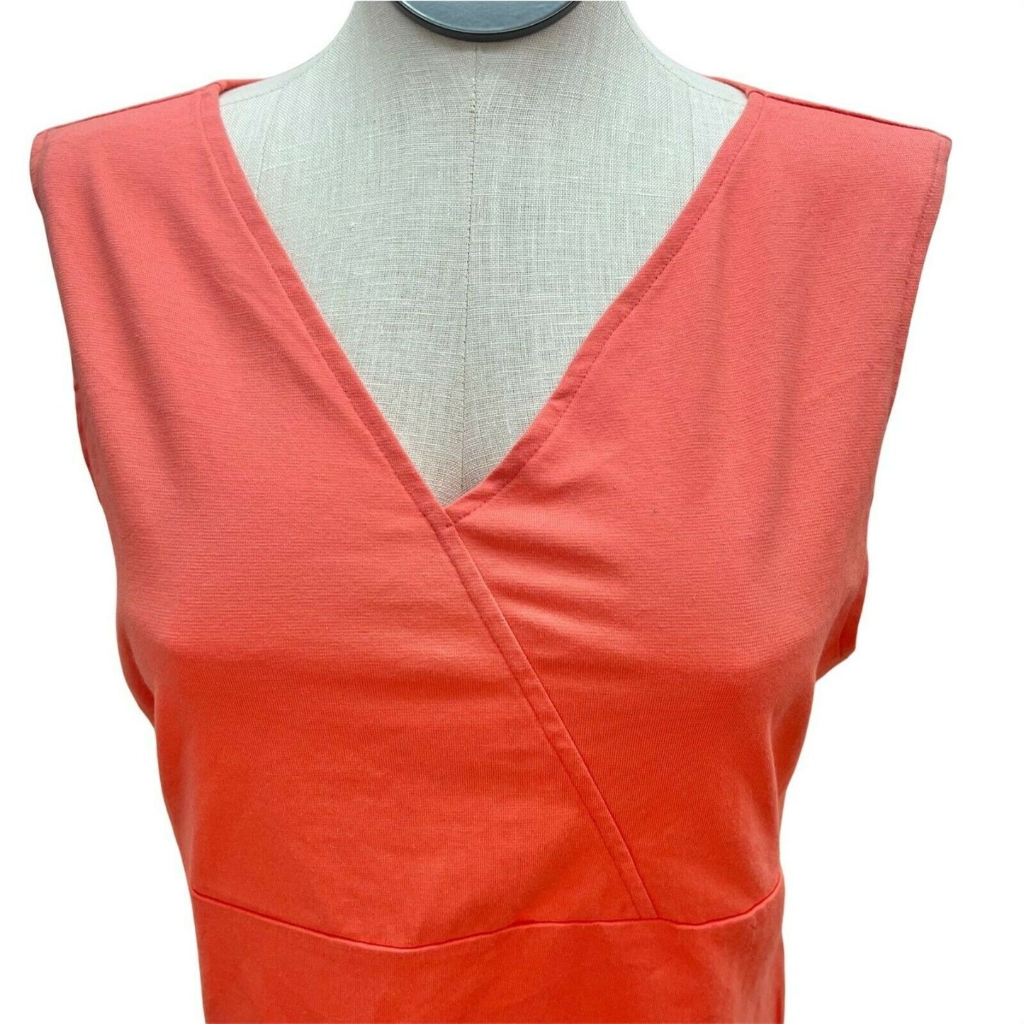 MHD Woman 3X Peach V Neck Sleeveless Top NWT