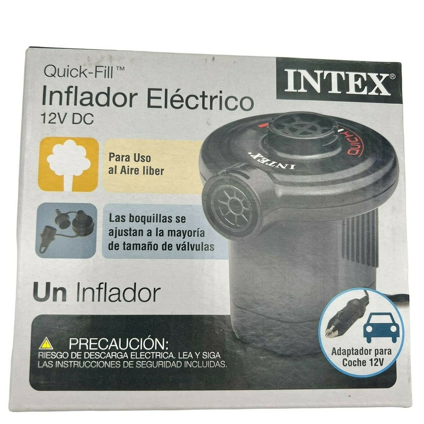 Intex Quick-Fill Electric Pump 12V DC Outdoor Use NIB