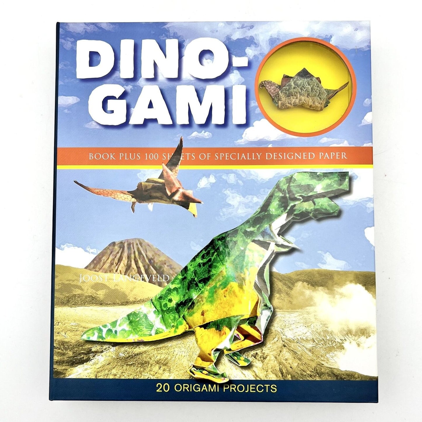 Dino-Gami 20 Origami Projects Dinosaurs NEW