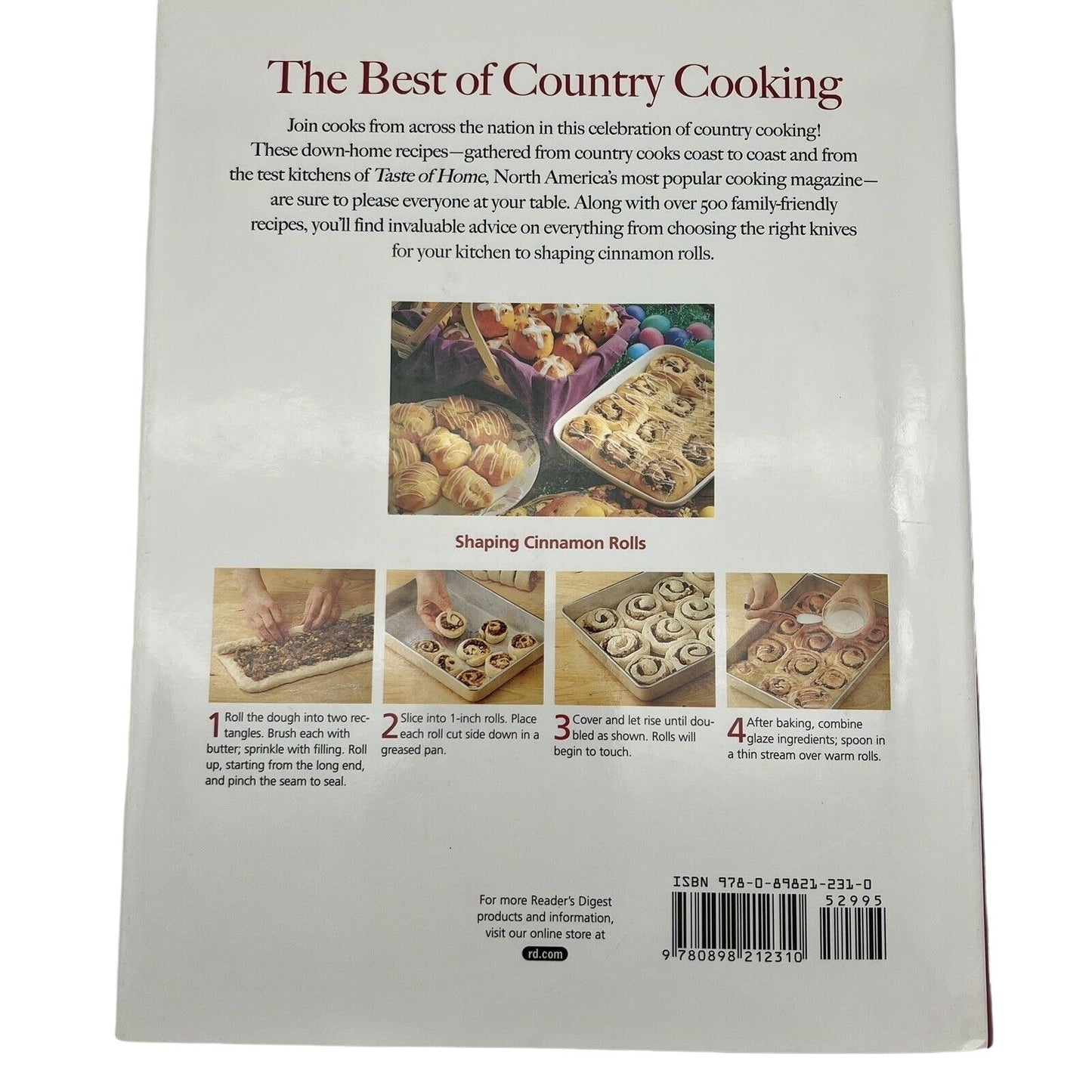Taste of Home Complete Guide to Country Cooking Hardcover Reader's Digest
