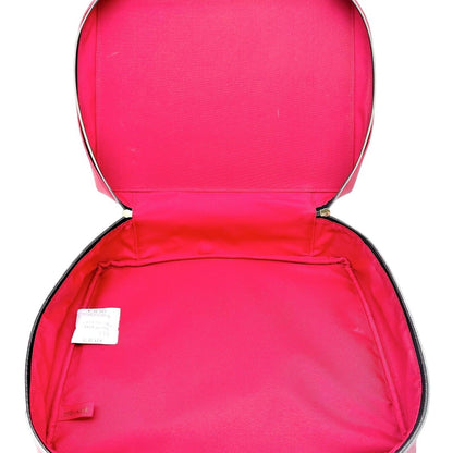 Estee Lauder  Makeup Travel Case Red Gold Hardware Heart Spade Diamond Club NEW