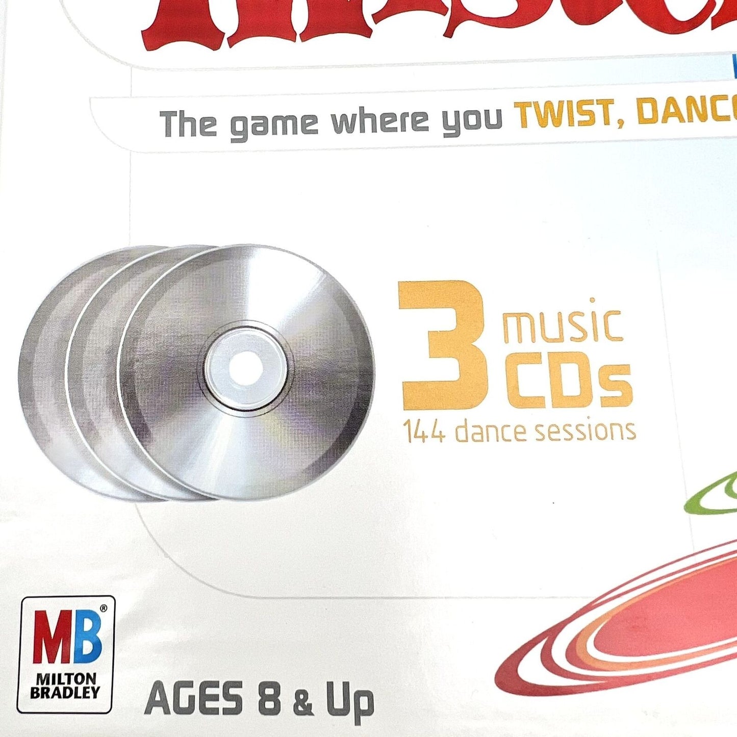 Milton Bradley Twister Moves With 3 CDs Jesse McCartney Remix "She's No You"