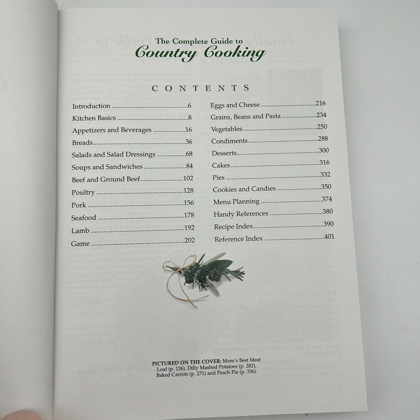 Taste of Home Complete Guide to Country Cooking Hardcover Reader's Digest