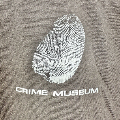 Gildan Heavy Cotton T-shirt 2XL Gray Short Sleeve Crime Museum