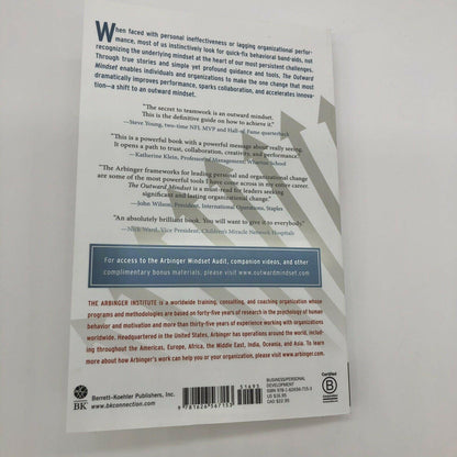 The Outward Mindset : Seeing Beyond Ourselves by Arbinger Institute Staff 2016