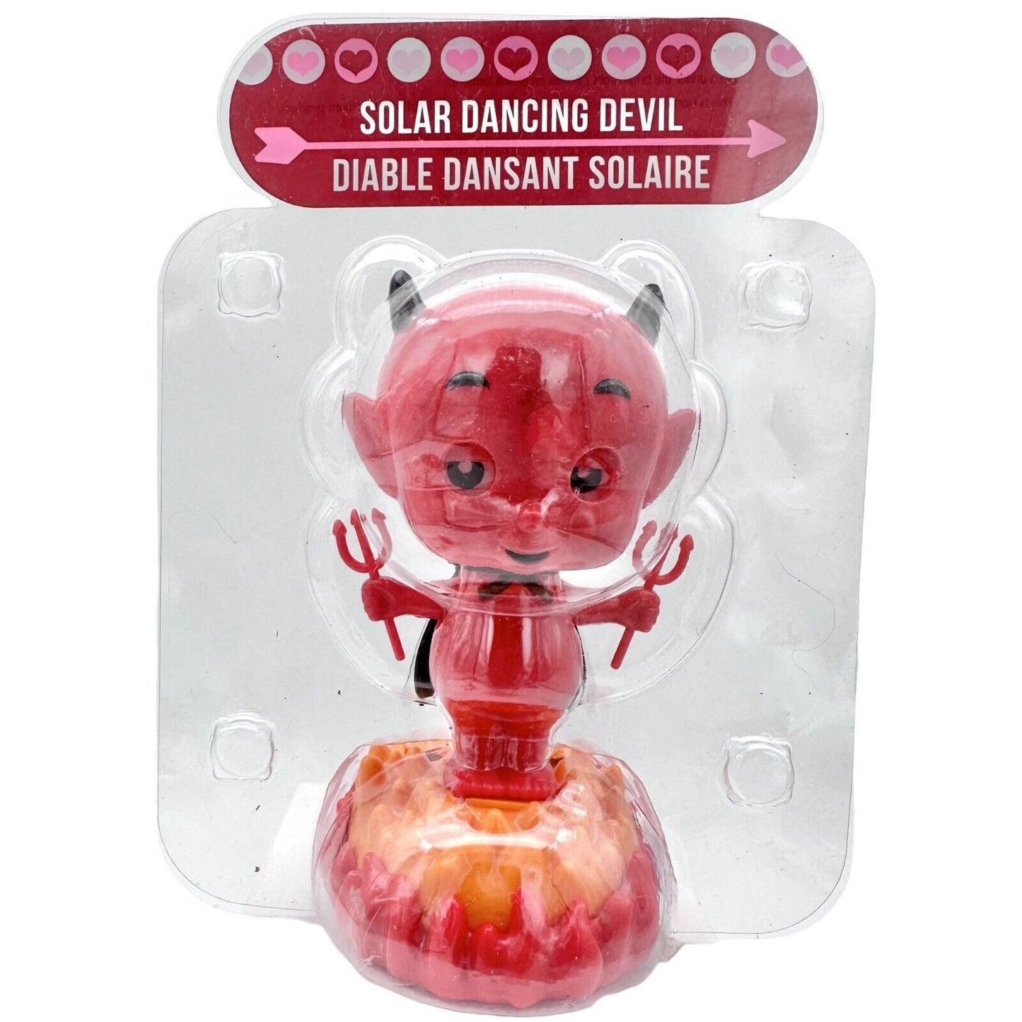 Lucky Lovers Message Dice and Solar Dancing Devil 4 inch NIP