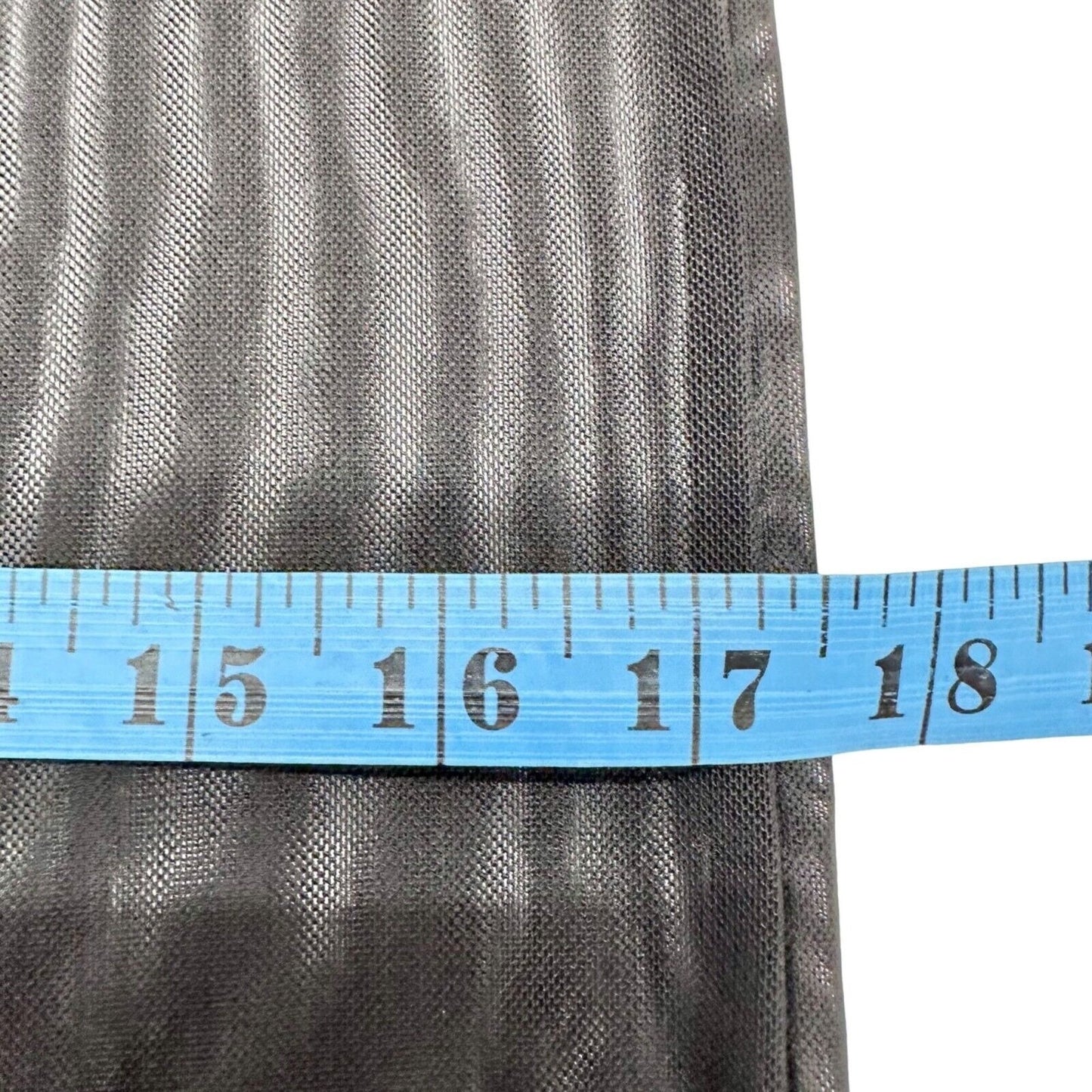 Occasion Top Chest 17.5 Waist 17.5 Length 24 Black Sheer EUC
