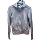 Old Navy Womens Small Gray Zip Up Sweatshirt Jacket Hillsdale Womens Varsity
