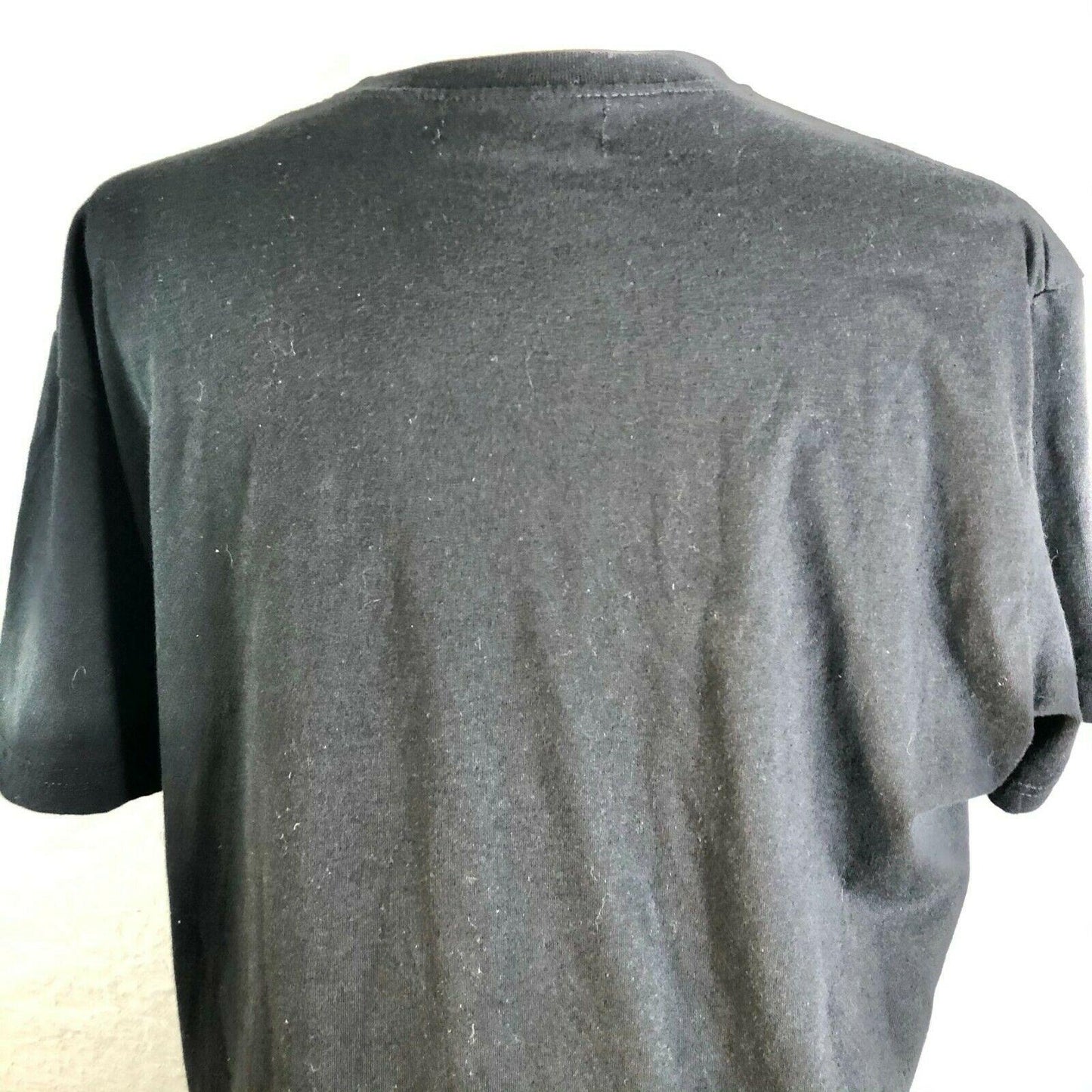 Missguided Size 4 Black T-Shirt Dress Short Sleeve Crew Neck EUC Comfy Casual