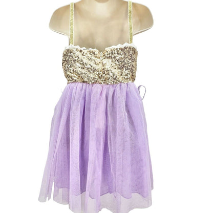 Ewen Fashion Child's Dress fits like 3T Lavender Tulle Sequin