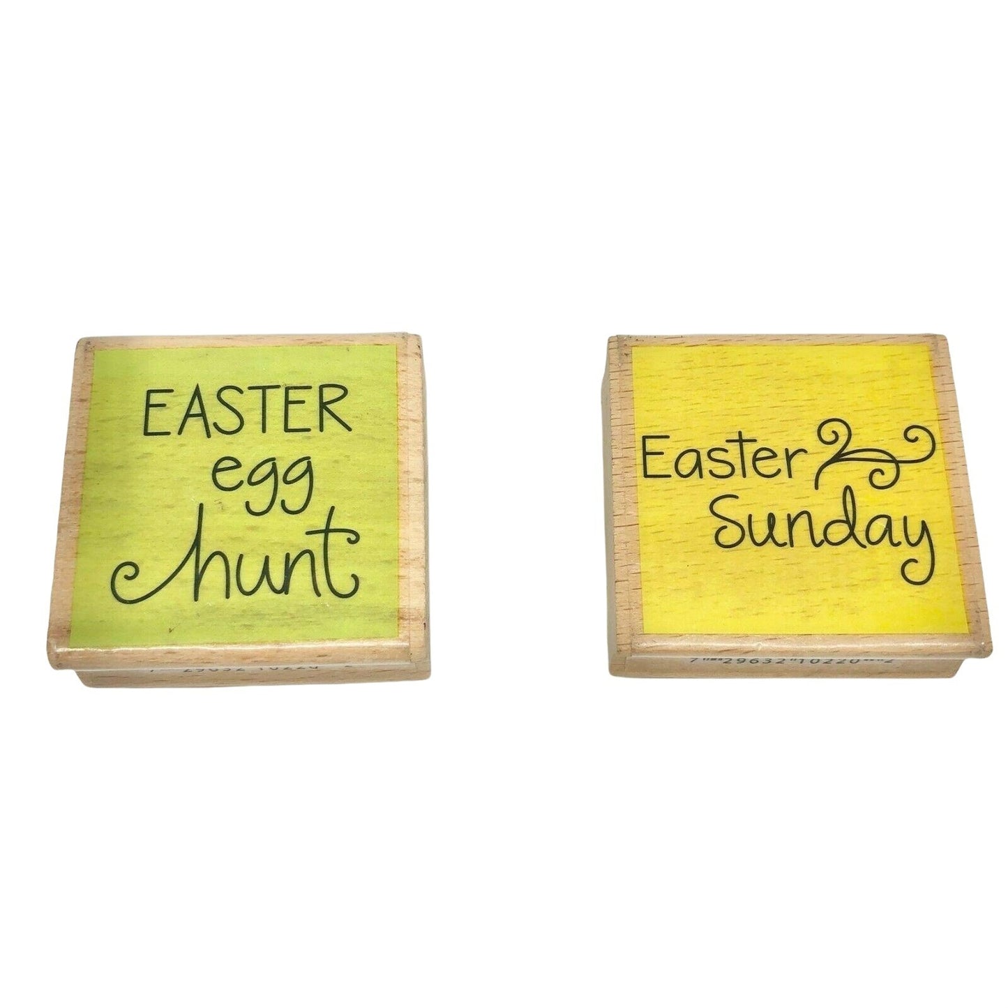 Easter 2 piece Stamp Bundle Egg Hunt Sunday Script