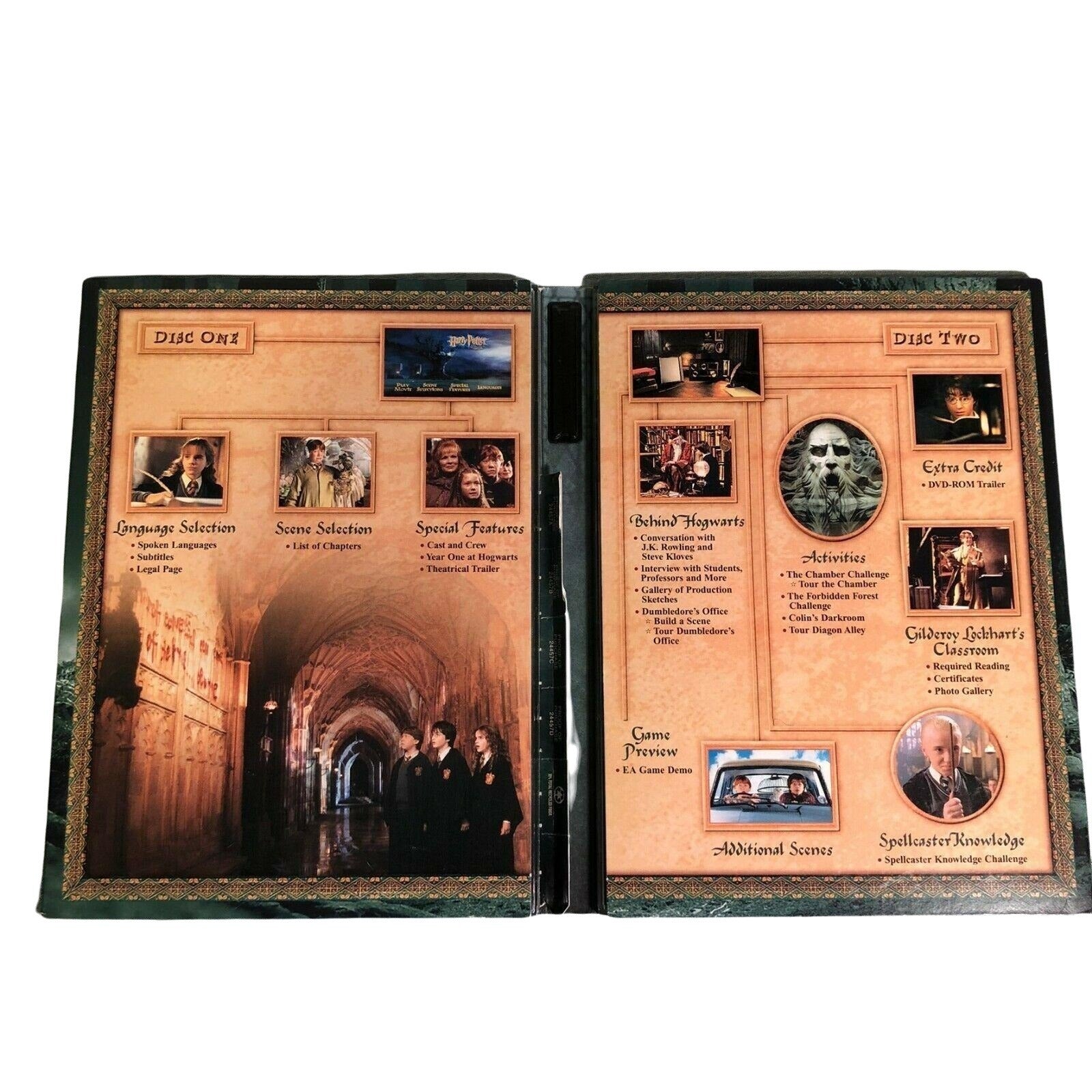 Harry Potter Y La Camera Secret 2 X DVD Version Panoramic Extras Puzzles Am