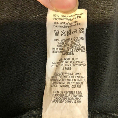 Missguided Size 4 Black T-Shirt Dress Short Sleeve Crew Neck EUC Comfy Casual