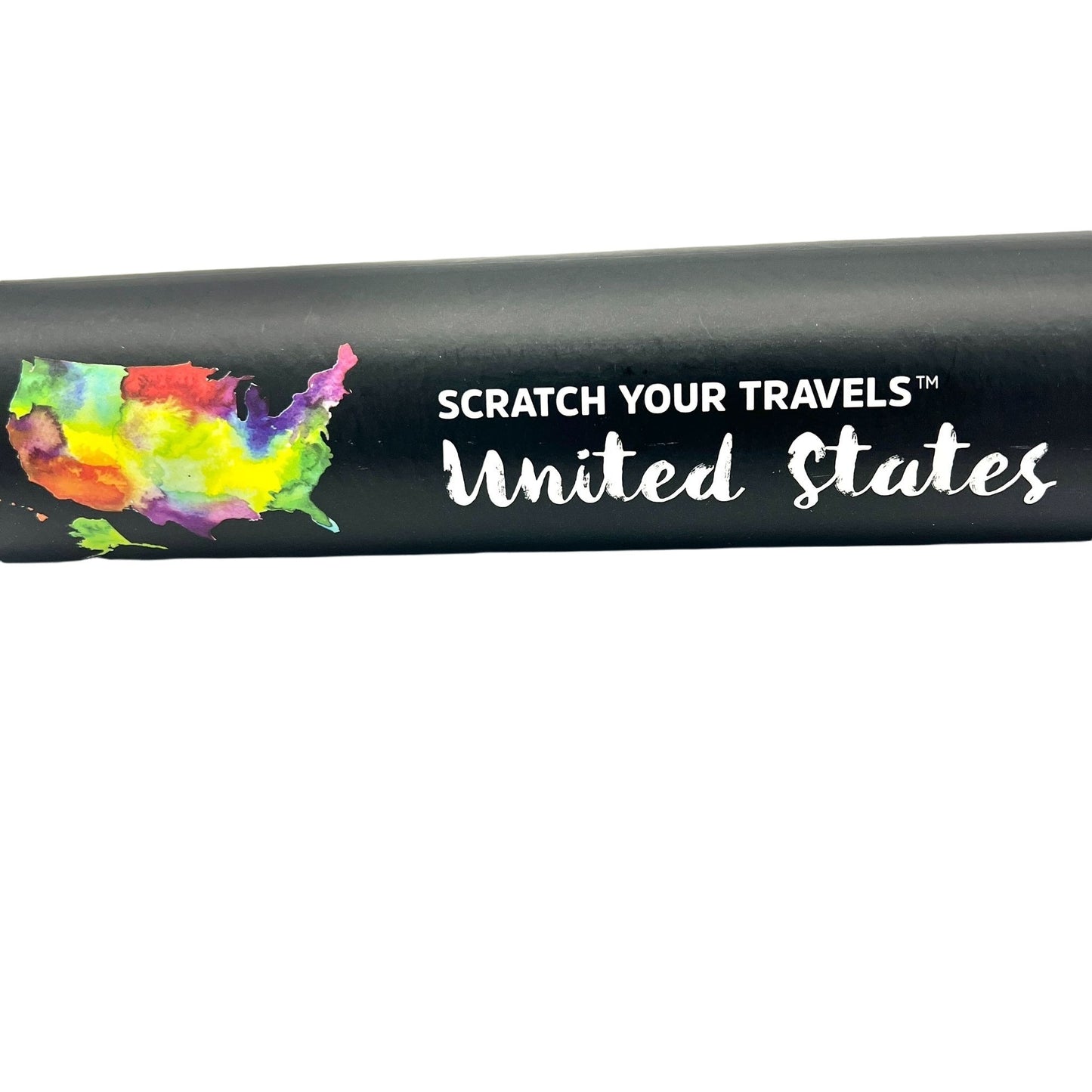 JetsetterMaps Scratch Your Travels USA Watercolors 18 x 12 NIB