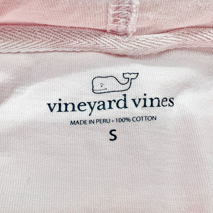 Vineyard Vines Women's Small Pink Long Sleeve Shirt Hoodie Whale