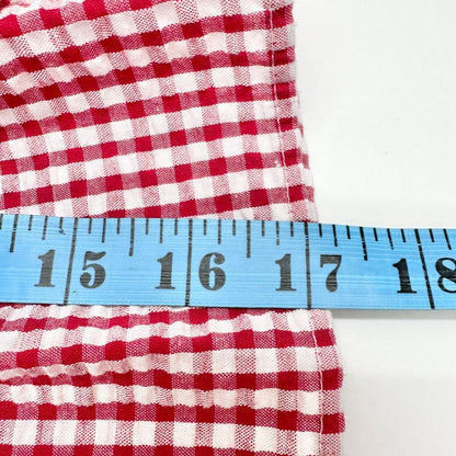 Emily Rose Infant 2-Piece Dress Set Size 18m Red White Gingham Watermelon Button