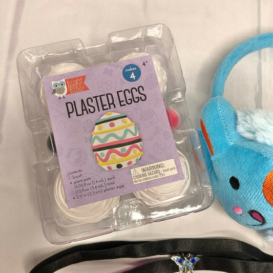 Easter Basket Bundle with Blue Bunny Earmuffs and More NEW