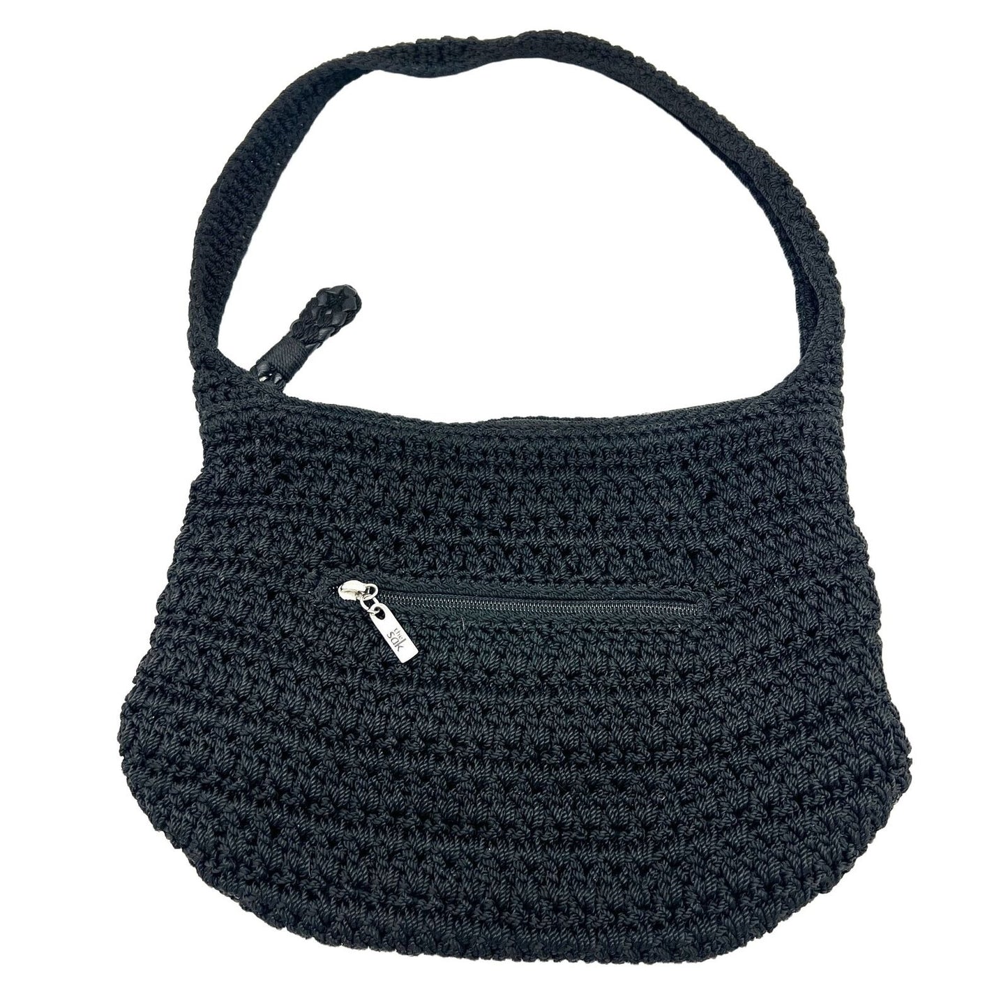 The SAK Crochet Shoulder Bag Purse Vintage Original Hand Woven Light Blue |  eBay