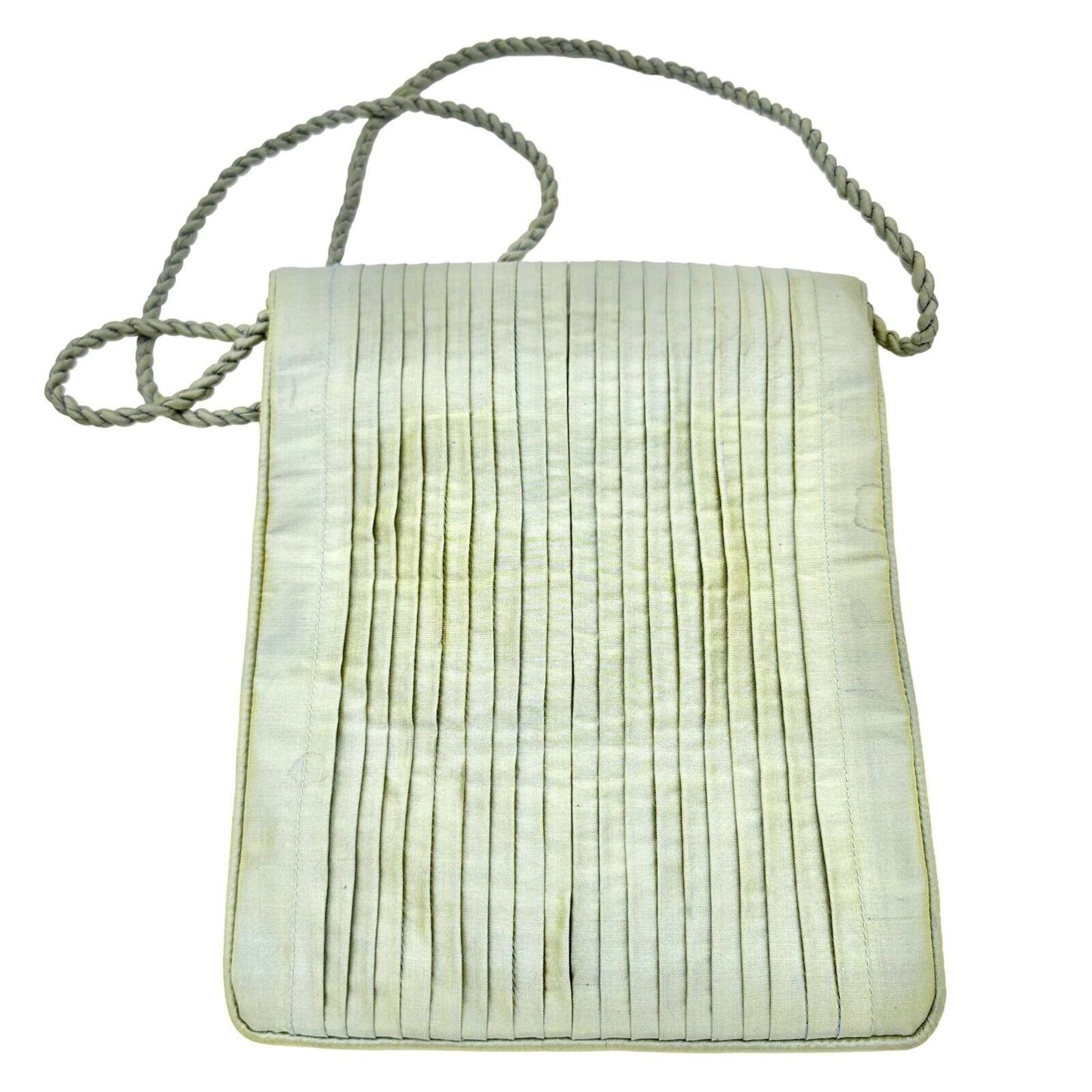 Green Gecko Crossbody Bag 10 x 8 Green Silk Interior Pocket