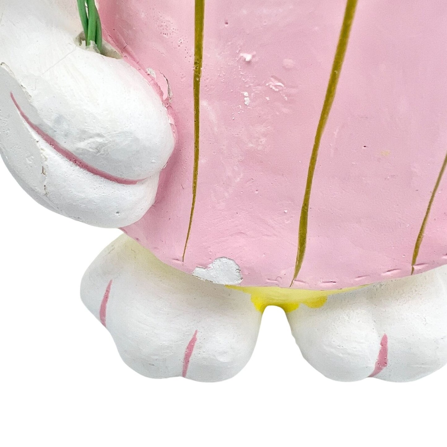 Easter Bunnies Pair of 2 Resin Adorable Couple in Pastel Colors