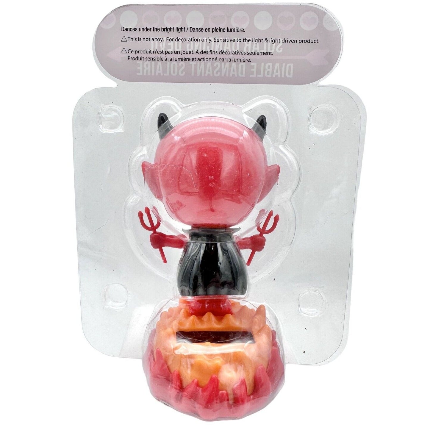 Lucky Lovers Message Dice and Solar Dancing Devil 4 inch NIP