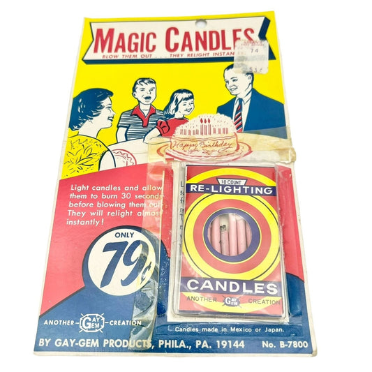 Vintage Magic Candles in Original Packaging Used