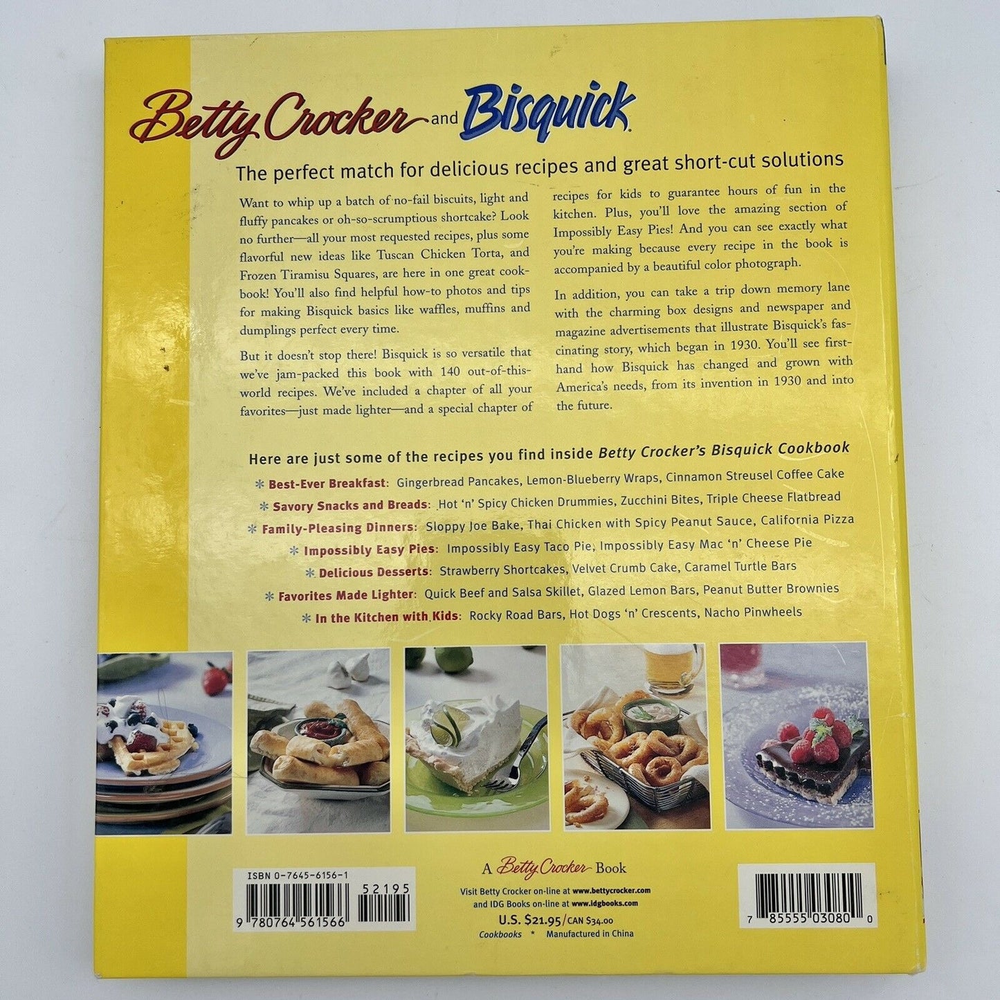 Betty Crocker's Bisquick® Cookbook (2000, Hardcover)