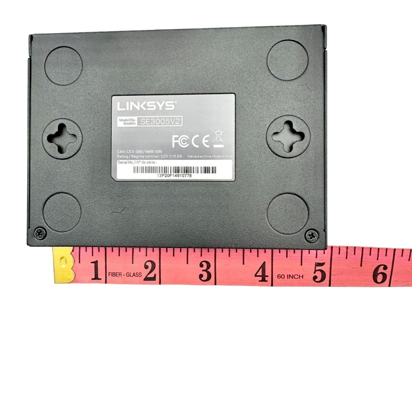 Linksys 5-Port Gigabit Switch Computer Networking 5 x 3.5