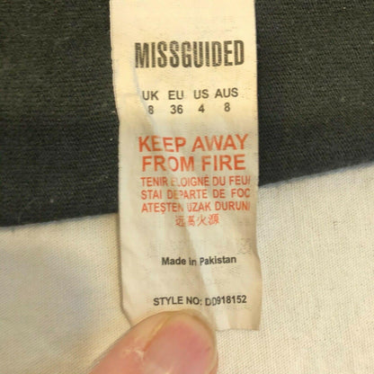 Missguided Size 4 Black T-Shirt Dress Short Sleeve Crew Neck EUC Comfy Casual