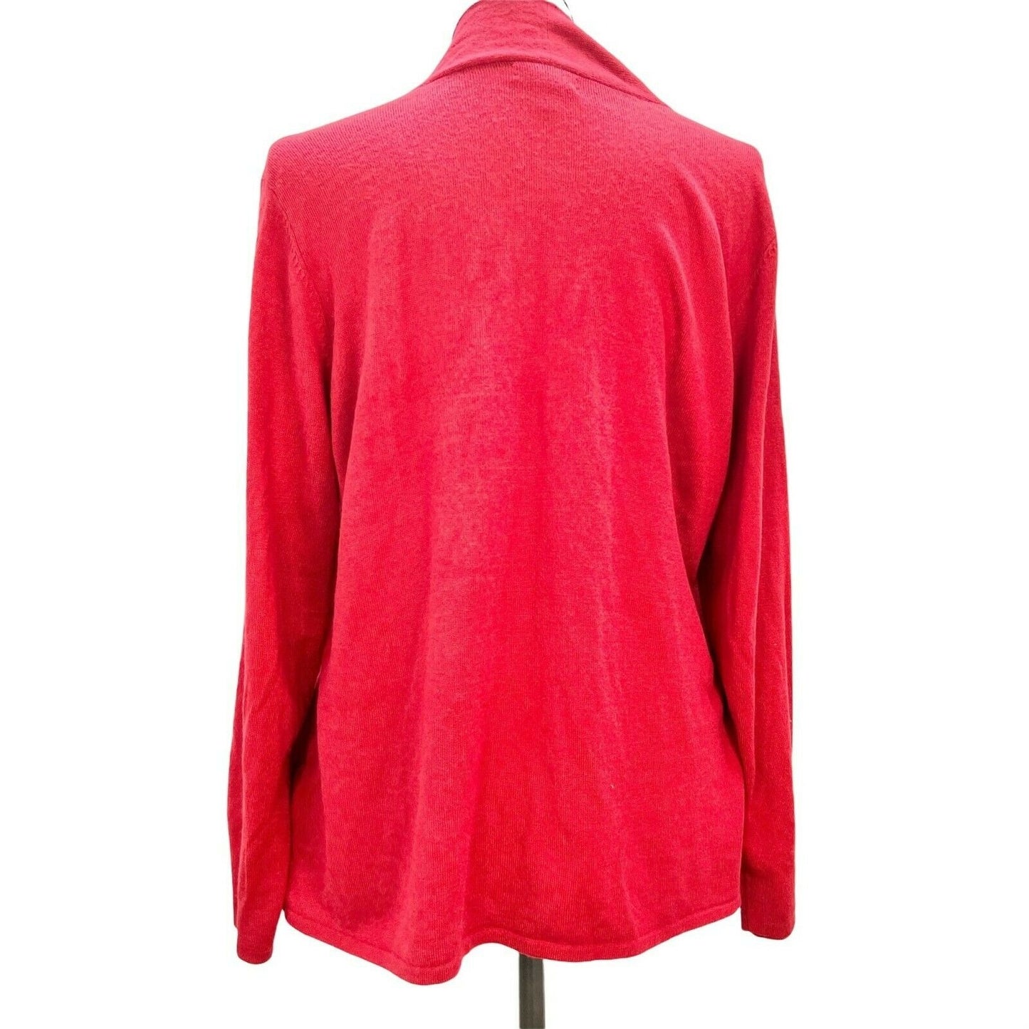 Charter Club Women 3X Red One Piece Sweater Layered Look