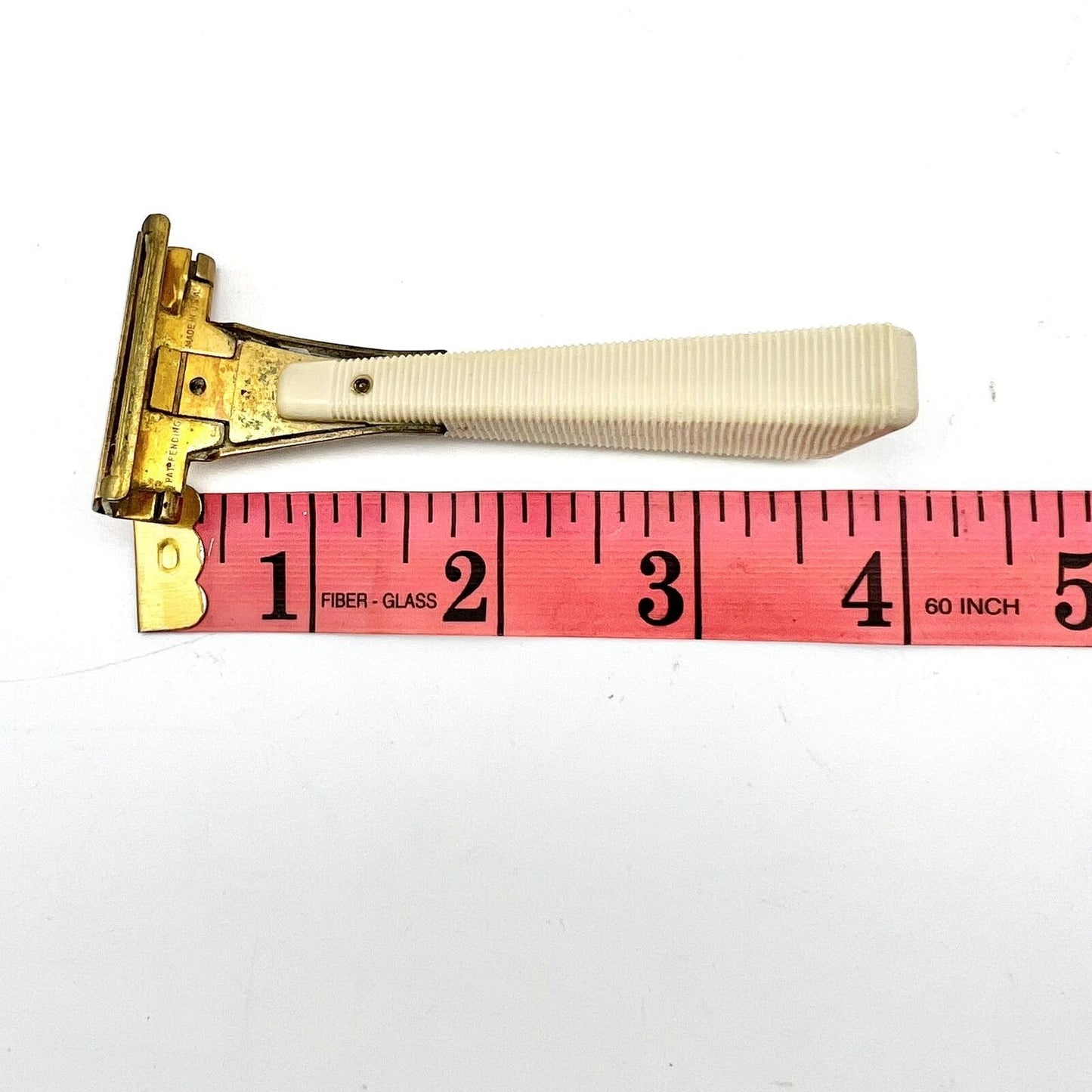 Vintage Eversharp Schick Razor 4 x 2 Cream Gold