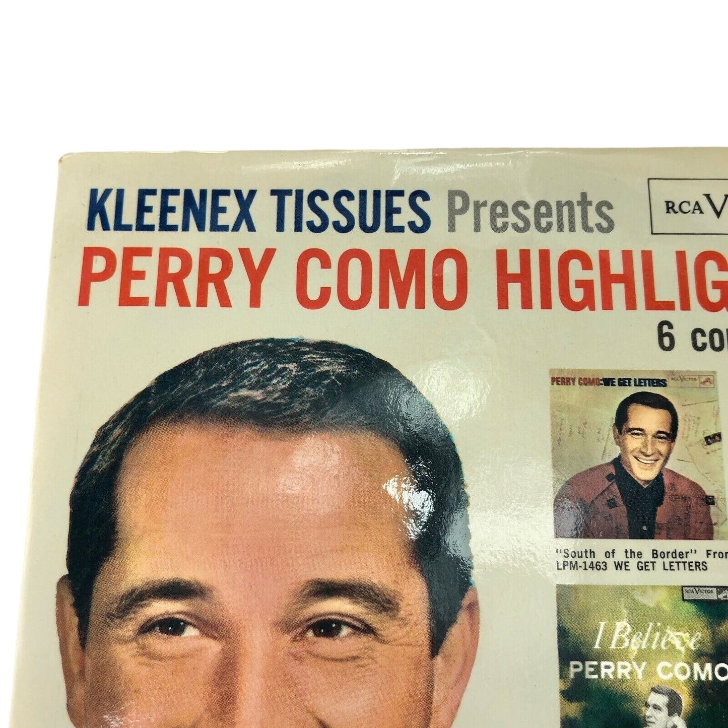 1957 Kleenex Tissues presents Perry Como Highlighter Vinyl Record