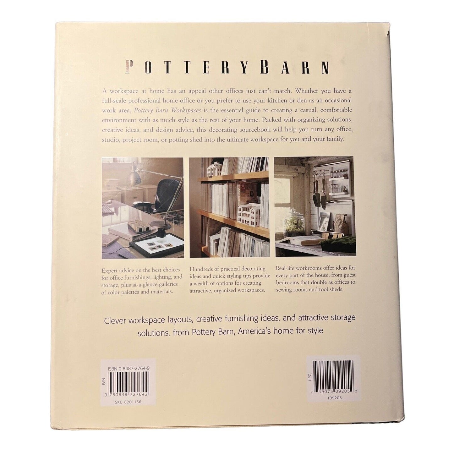 Workspaces by Pottery Barn Editors (2004, Hardcover)