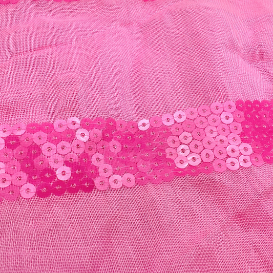 Justice Infinity Scarf 30 x 14 One Size Pink Sequins