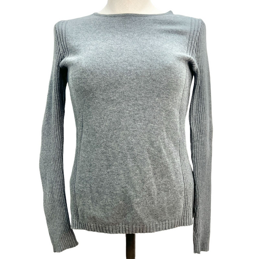 Relativity Sweater Womens Small Gray Long Sleeves