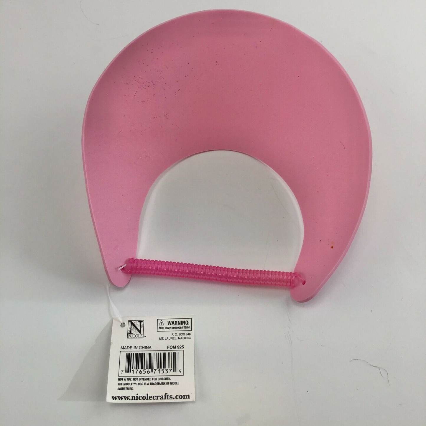 Breast Cancer Visor with Decals Sets Pink Ribbon NWT Awareness Women Support