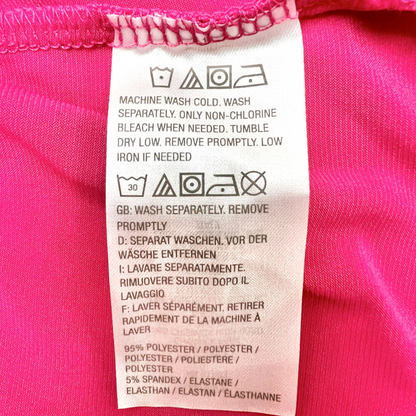 Susan Graver Modern Essentials Top Women's Large Hot Pink