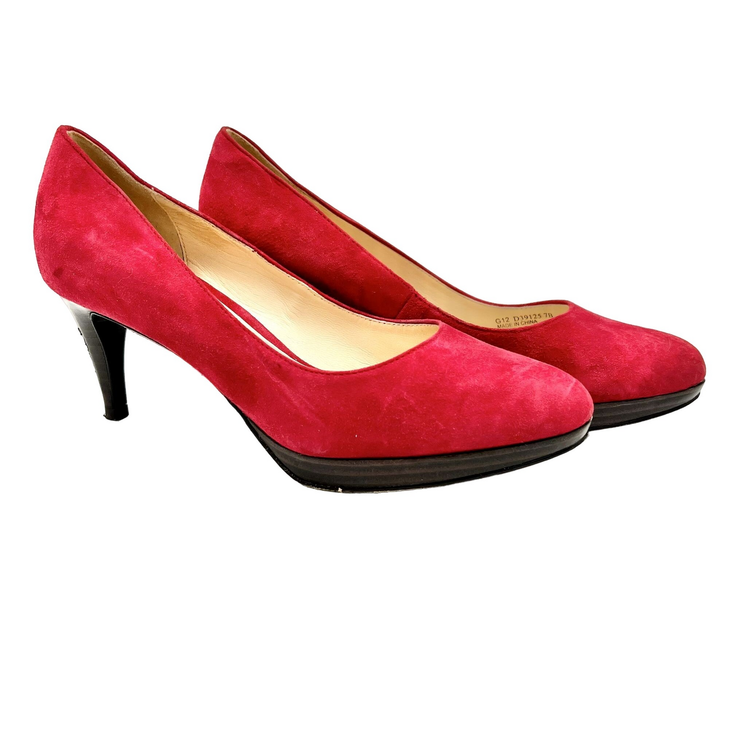 Cole Haan Pumps Size 7B Red Velvet 2.5in Heel Nike Air