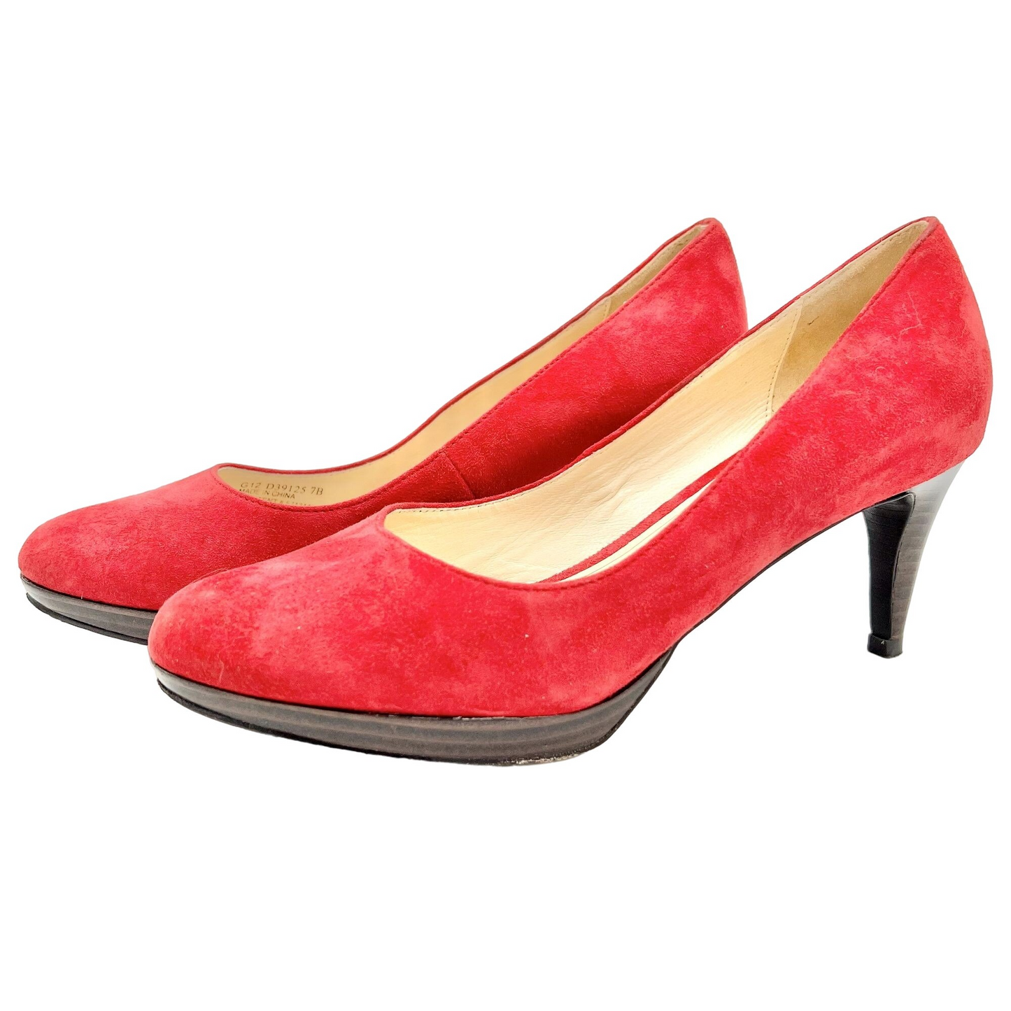 Cole Haan Pumps Size 7B Red Velvet 2.5in Heel Nike Air