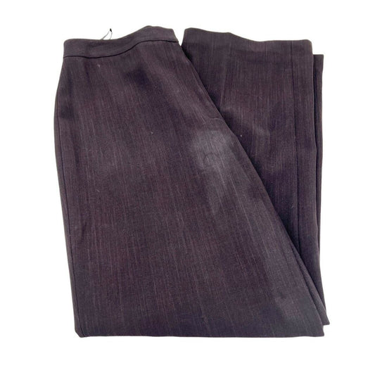 Dress Barn Women's 10 Brown Lined Pants No Pockets