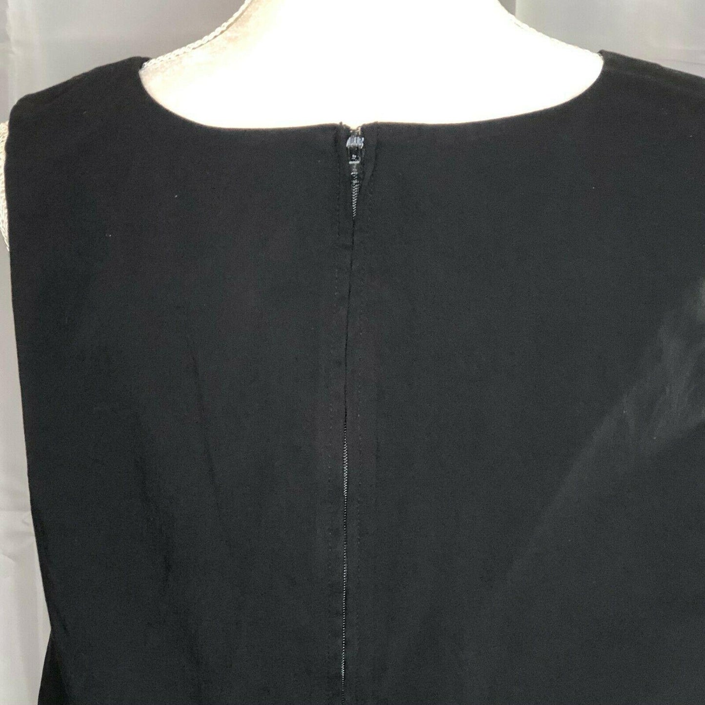 Torrid 3 Womens 3X Top Black Bengaline Peplum Sleeveless NWT