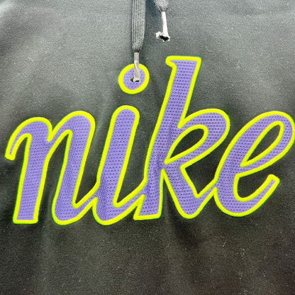 Nike Therma-Fit Hoodie Sweatshirt Small Black Purple