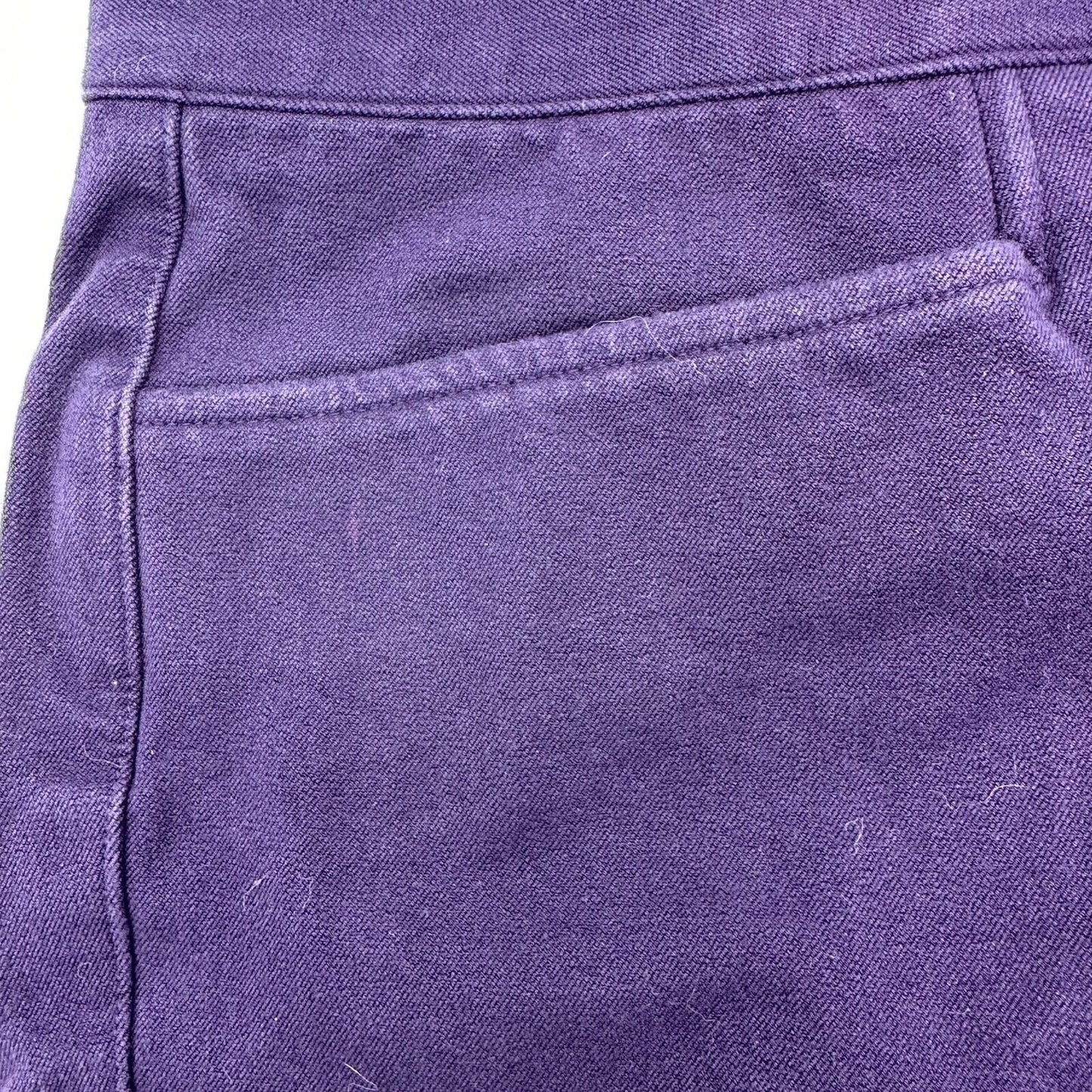 Jones Wear Sport Pants Size 14 Plum Stretch Front Pockets 30 inch Inseam