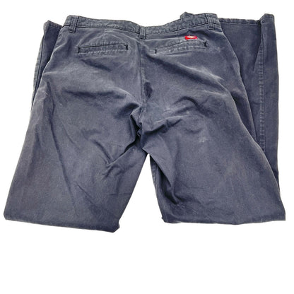 Dickies for Women 34 x 32 Slim Black Boot Cut Stretch Pants