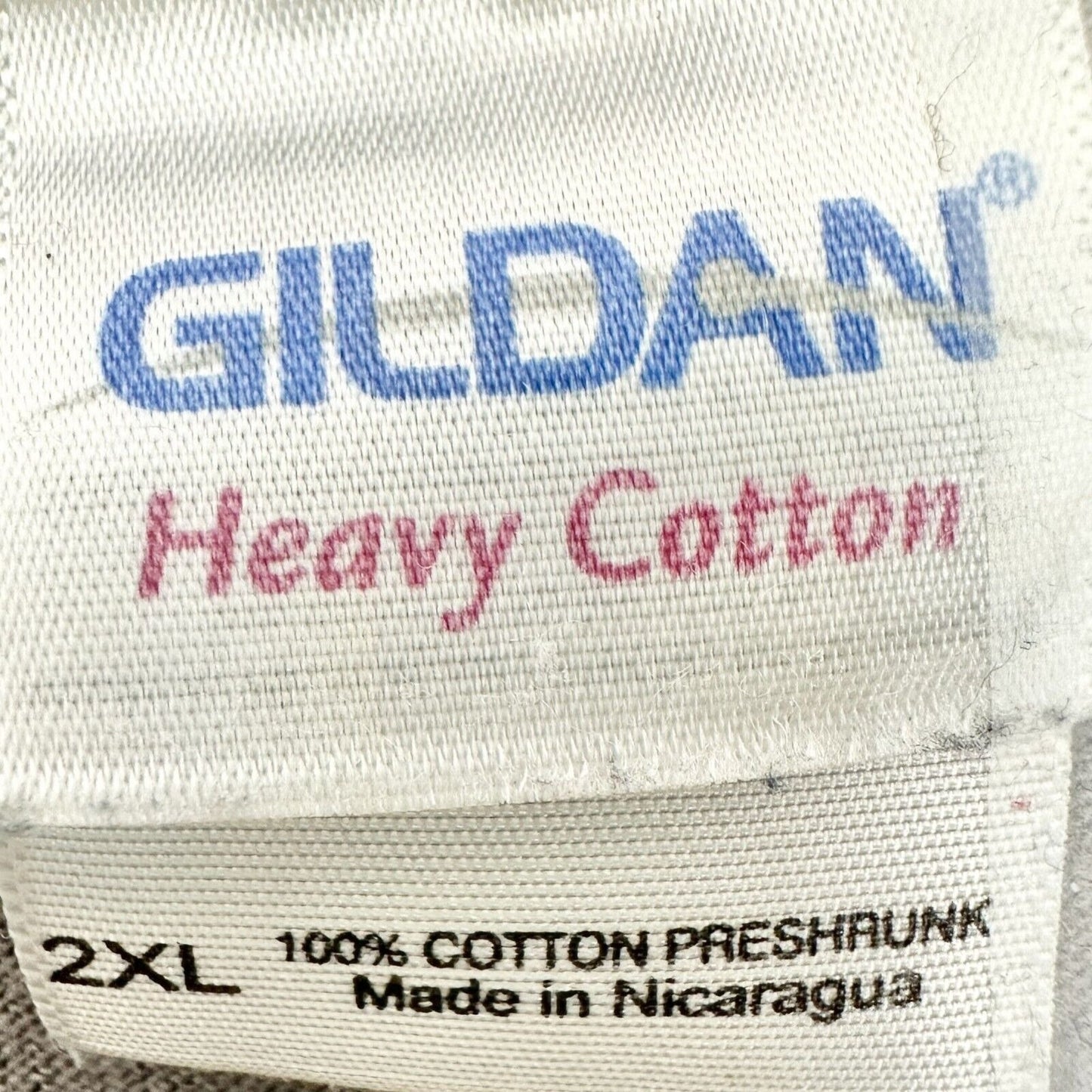 Gildan Heavy Cotton T-shirt 2XL Gray Short Sleeve Crime Museum
